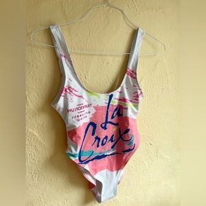 LA CROIX PASSIONFRUIT  SWIMSUIT By Public Space Swim Suit Medium One Piece Sexy